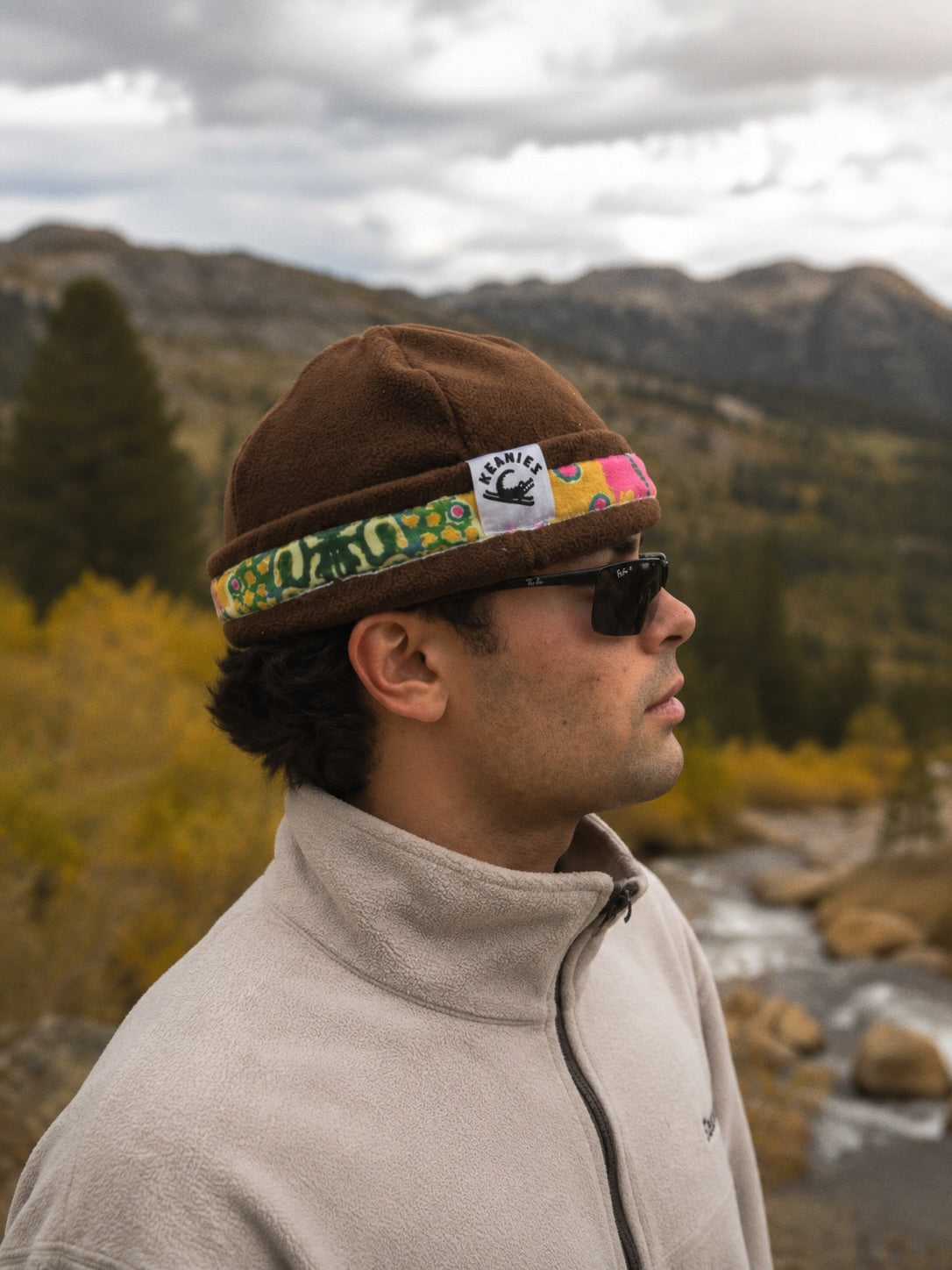 Trout Stripe Fleece Beanie