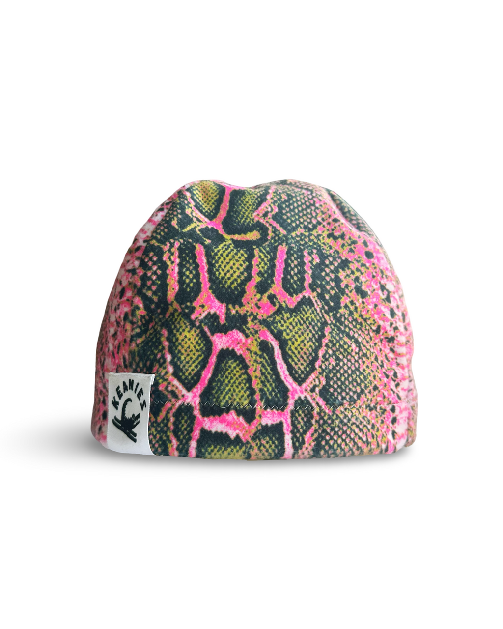 Pink Snake Skull Cap | Polartec Fleece