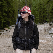 Red Zebra Fisherman Beanie