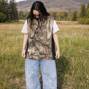 Camo Fleece Vest