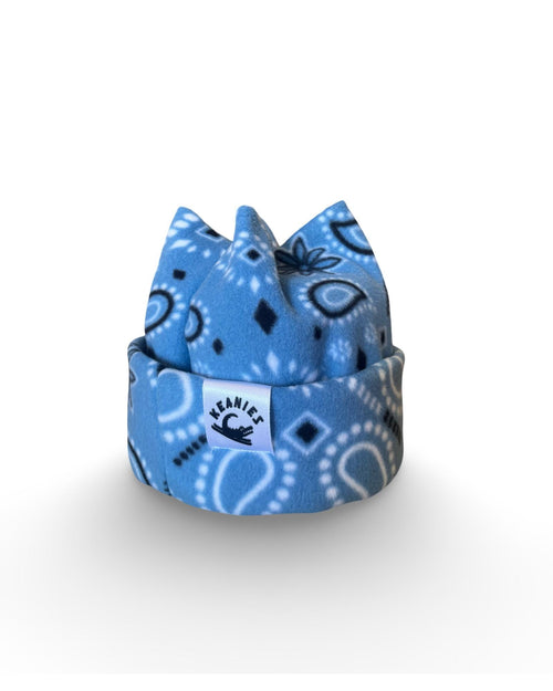 Blue Bandana Four Point Beanie | Custom Fit