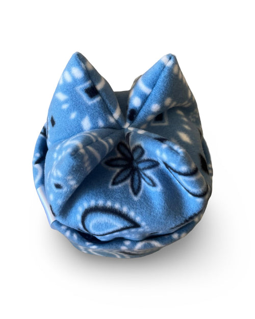 Blue Bandana Four Point Beanie | Custom Fit
