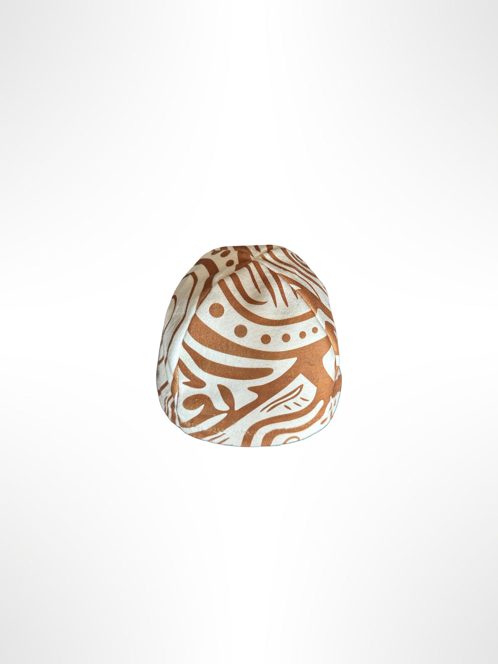 Brown Abstract Skull Cap | Polartec Fleece