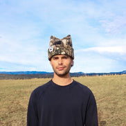 Camo Four Point Fleece Beanie