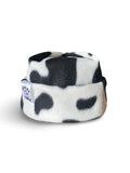 Cow Box Top Fleece Beanie