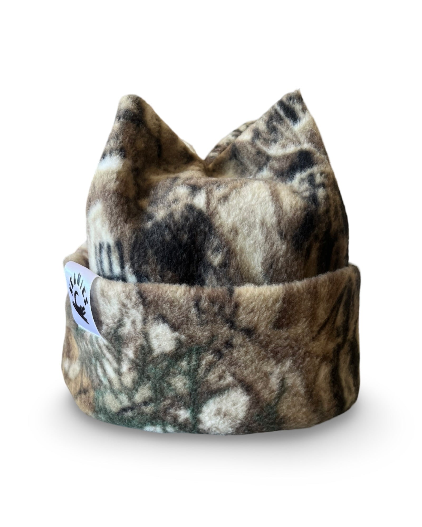 Camo Four Point Fleece Beanie