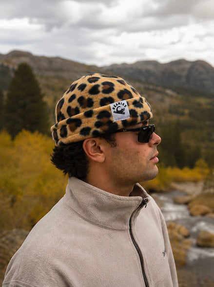 Cheetah Fisherman Beanie