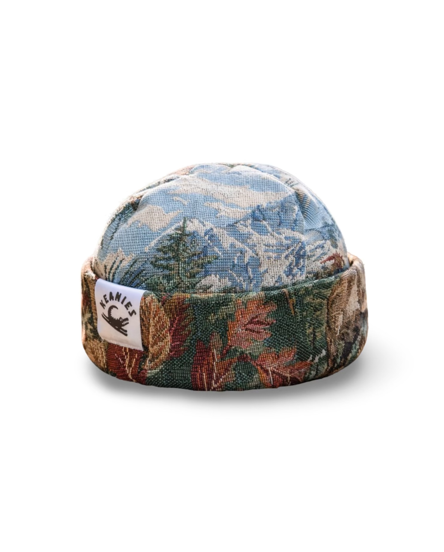 Up-cycled Woven Fisherman Beanie