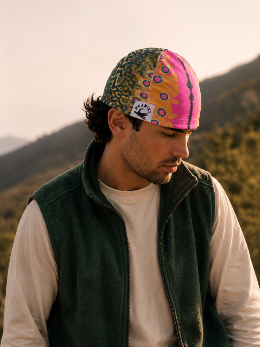 Trout Print Skull Cap | Polartec Fleece