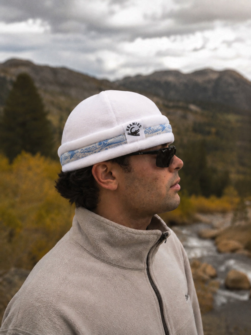 Sardine Stripe Fisherman Beanie