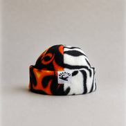 Flame & Zebra Fisherman Beanie