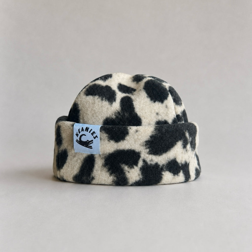 Snow Leopard Fisherman Beanie
