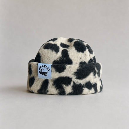 Snow Leopard Fisherman Beanie