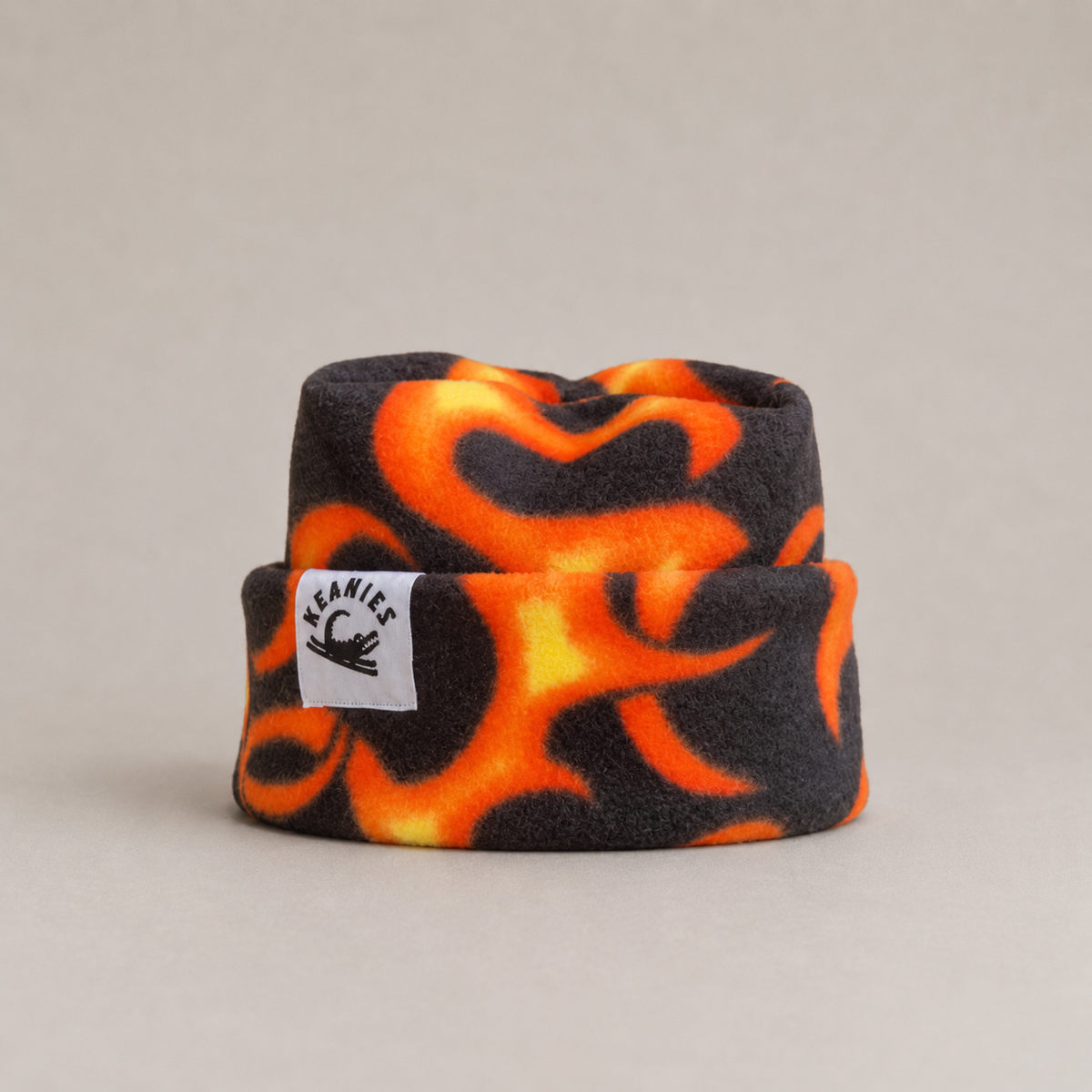 Flame Box Top Beanie
