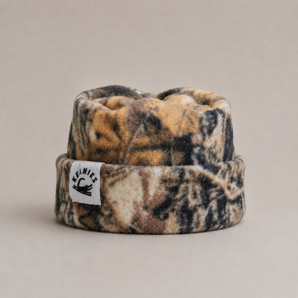 Camo Box Top Fleece Beanie