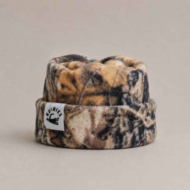Camo Box Top Fleece Beanie