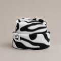Zebra Box-Top Fleece Beanie