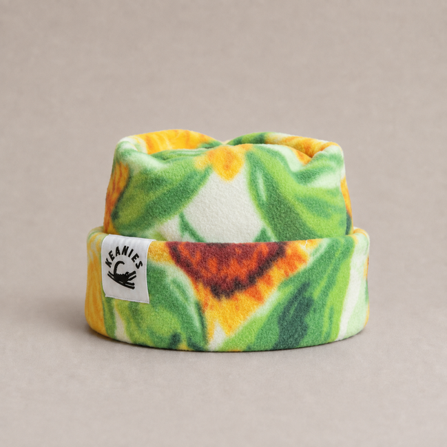 Sunflower Box Top Beanie
