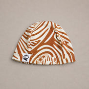 Brown Abstract Skull Cap | Polartec Fleece