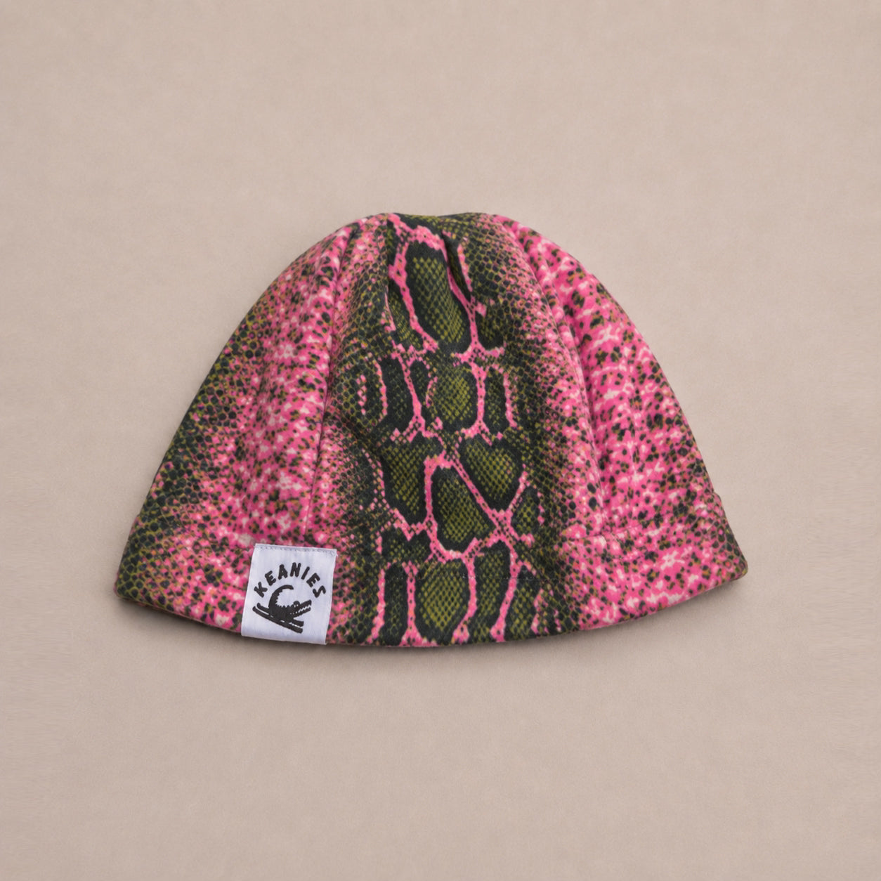 Pink Snake Skull Cap | Polartec Fleece