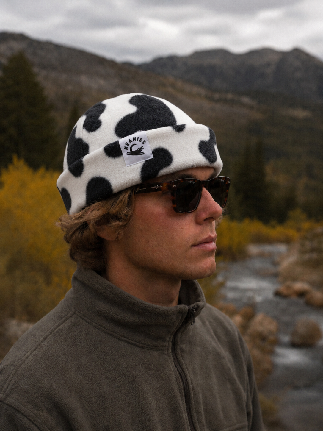 Cow Fisherman Beanie