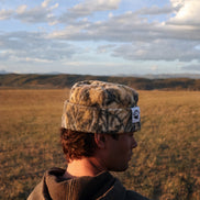 Camo Box Top Fleece Beanie