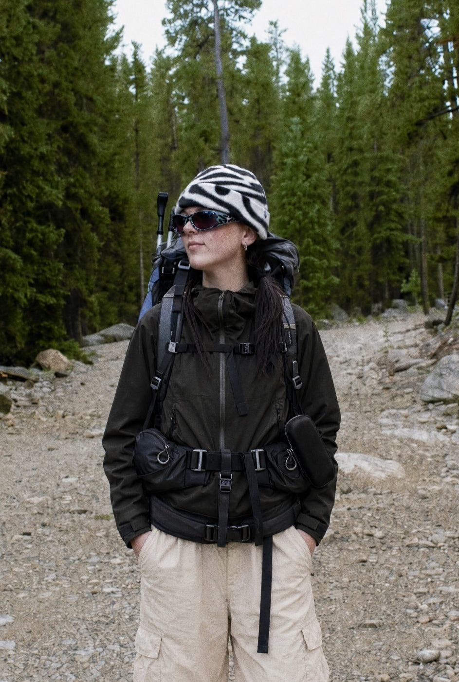 Zebra Fisherman Beanie