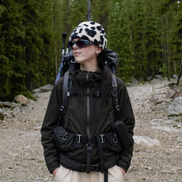 Snow Leopard Fisherman Beanie