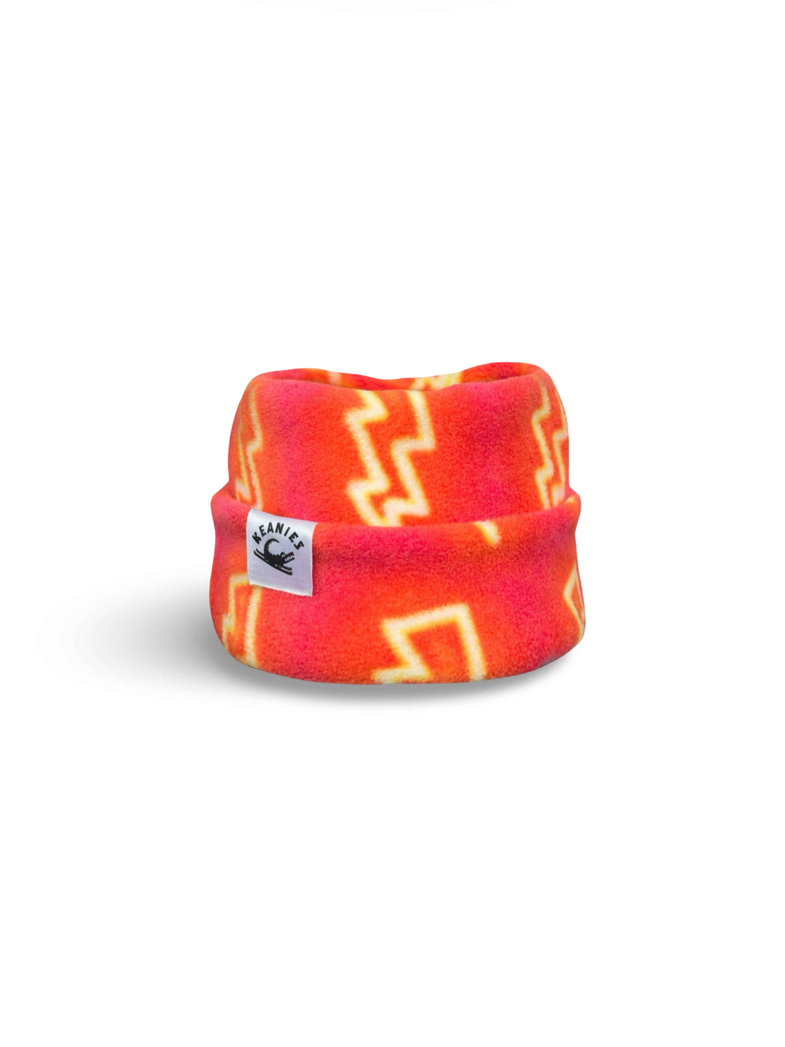 Pink Lightning Box-Top Beanie