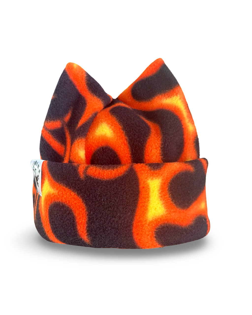 Flame Box Four-Point Fleece Beanie