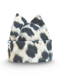 Snow Leopard Four-Point Beanie