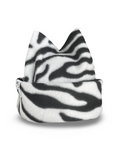 Zebra Box Four-Point Fleece Beanie