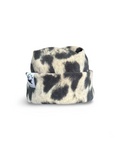 Snow Leopard Box-top Fleece Beanie