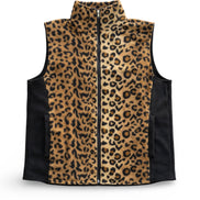 Cheetah Fleece Vest