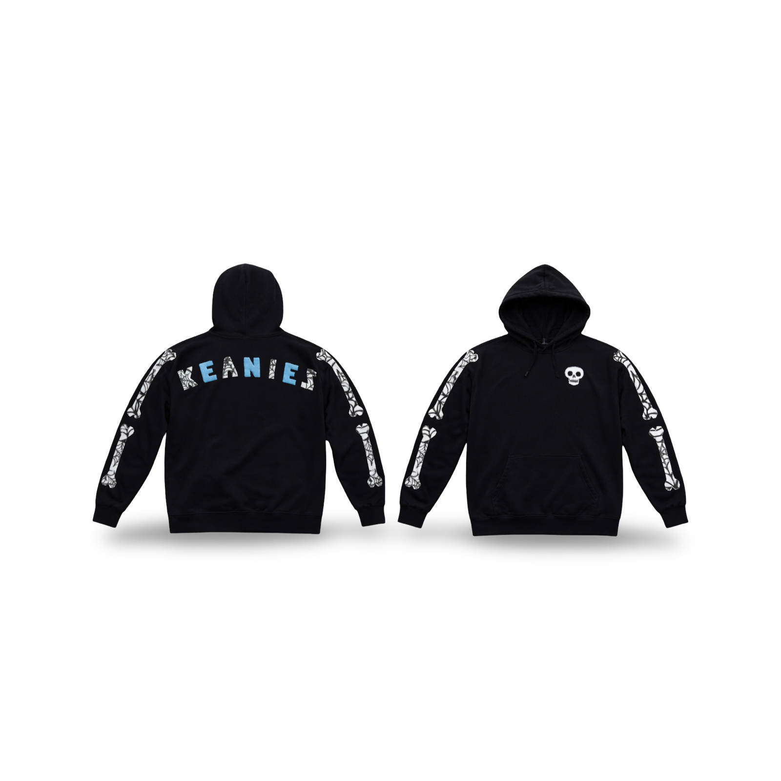 Skeleton Bones Hoodie & Beanie | Fleece