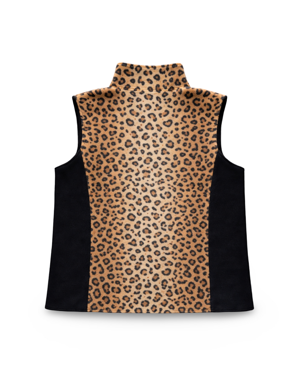 Cheetah Fleece Vest