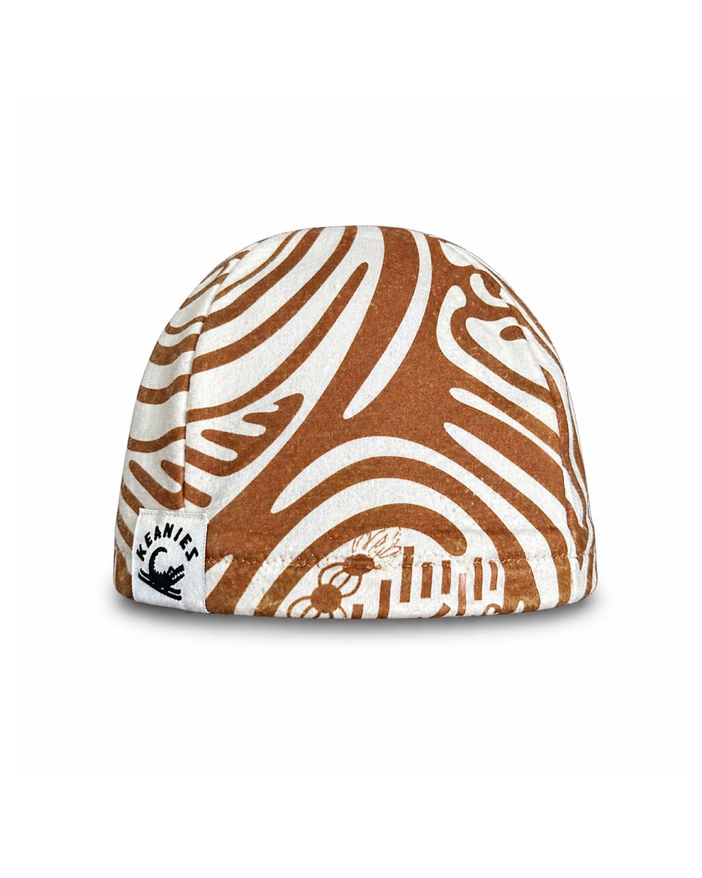 Brown Abstract Skull Cap | Polartec Fleece
