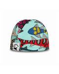 Geometric Sharks Skull Cap