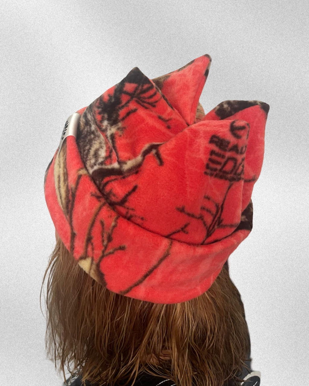 Pink camo four point beanie | Custom fit